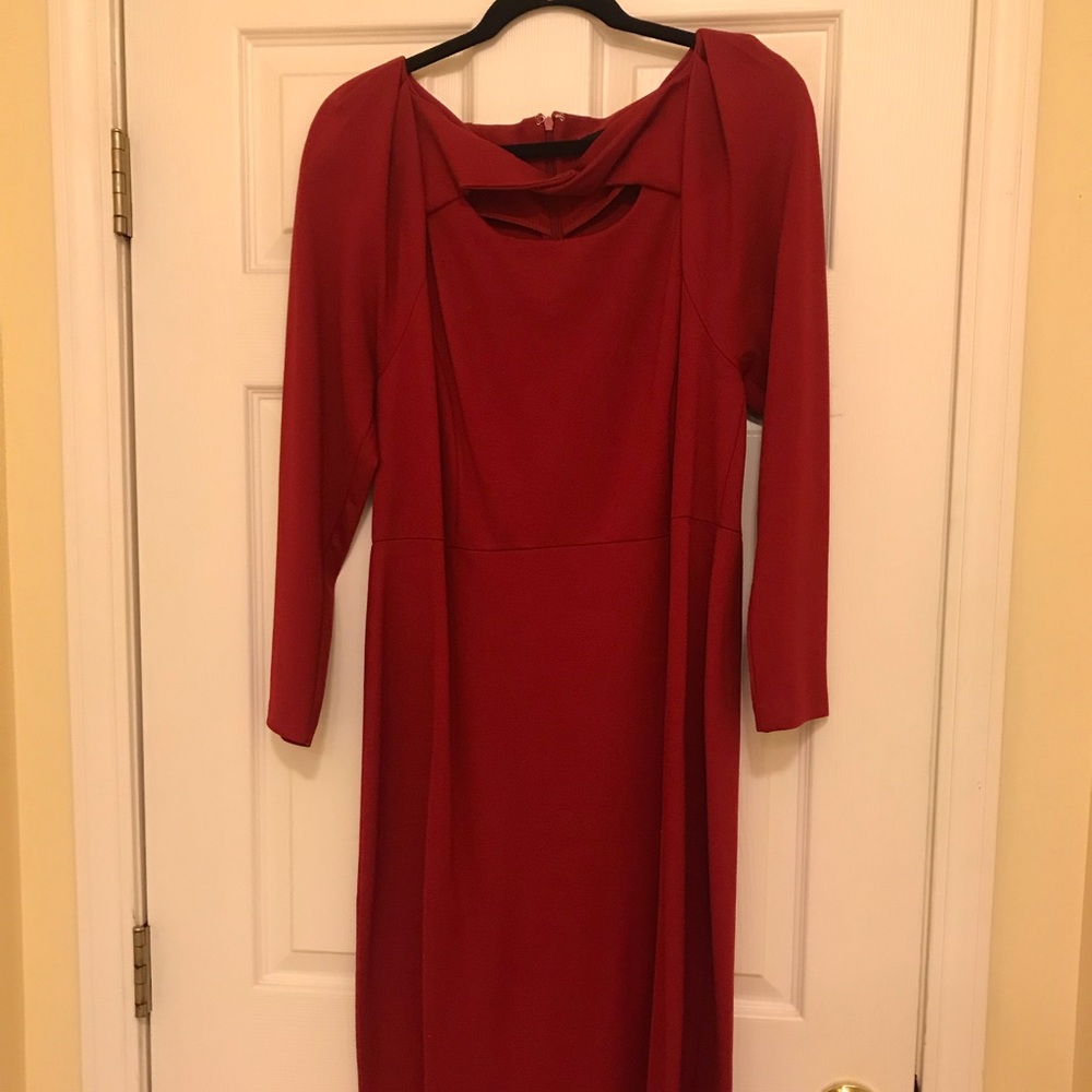 Red peekaboo dress - Eloquii size 16